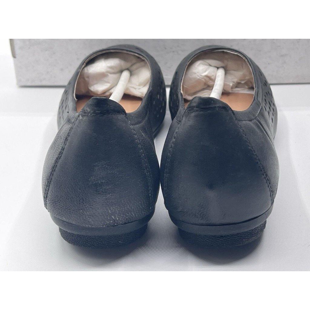 Joseph Siebel Shoes Womens Slip On Size 8-8.5 Eu 39 Black Leather Comfort — image 4 of 8